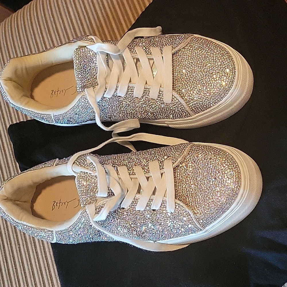 Betsy Johnson Bling Sneakers